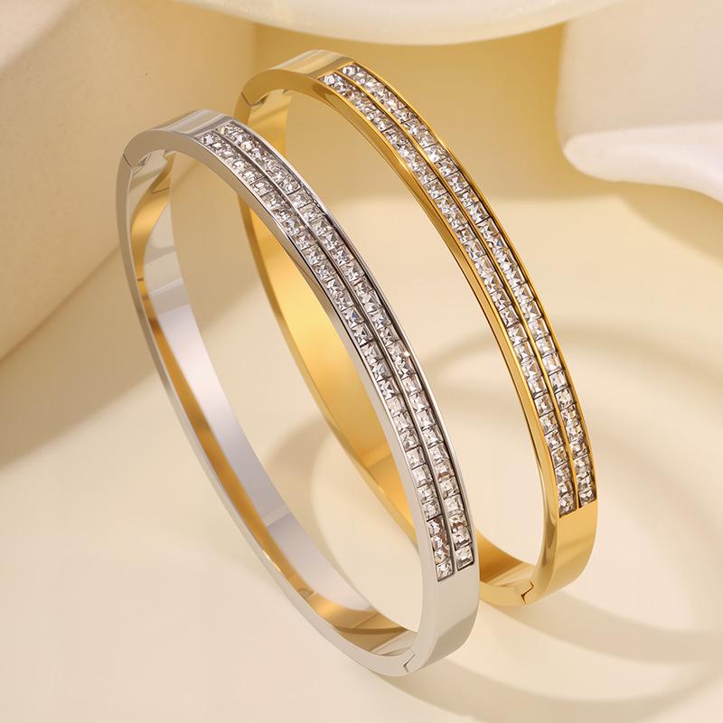 Golden Baby's Breath Double Row Light Luxury Women's Fashion Niche Bracelet