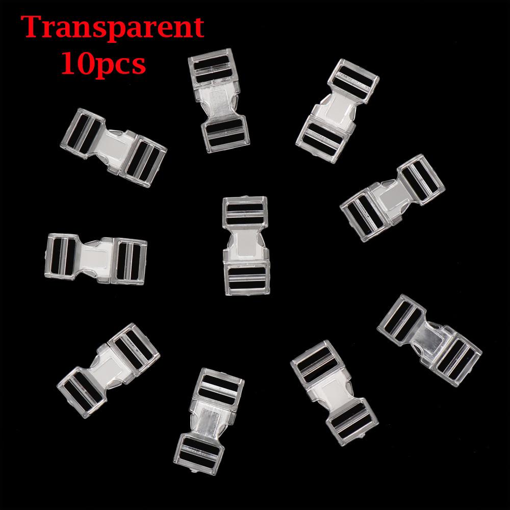 10/20pcs 6mm Plastic Mini Buckle DIY Doll Bags Buckle Handmade Backpack Button Bracelet Dog Collar Strap Buckle Webbing Supplies
