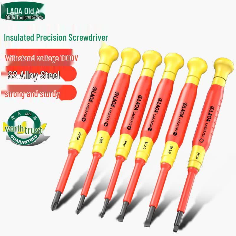 LAOA Insulated Precision Flathead Screwdriver