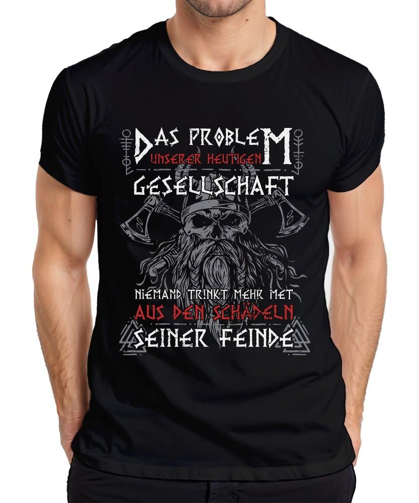 No More Mead From Skulls Of Enemies Vikings Norse Axe Runes Unisexs Tshirt