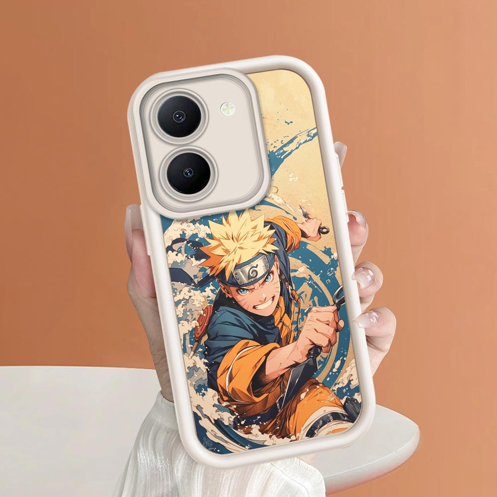Soft Silicone Square Ladders Cartoon Pattern Full Cover Camera Protection Shockproof Case for iPhone Infinix Tecno Vivo