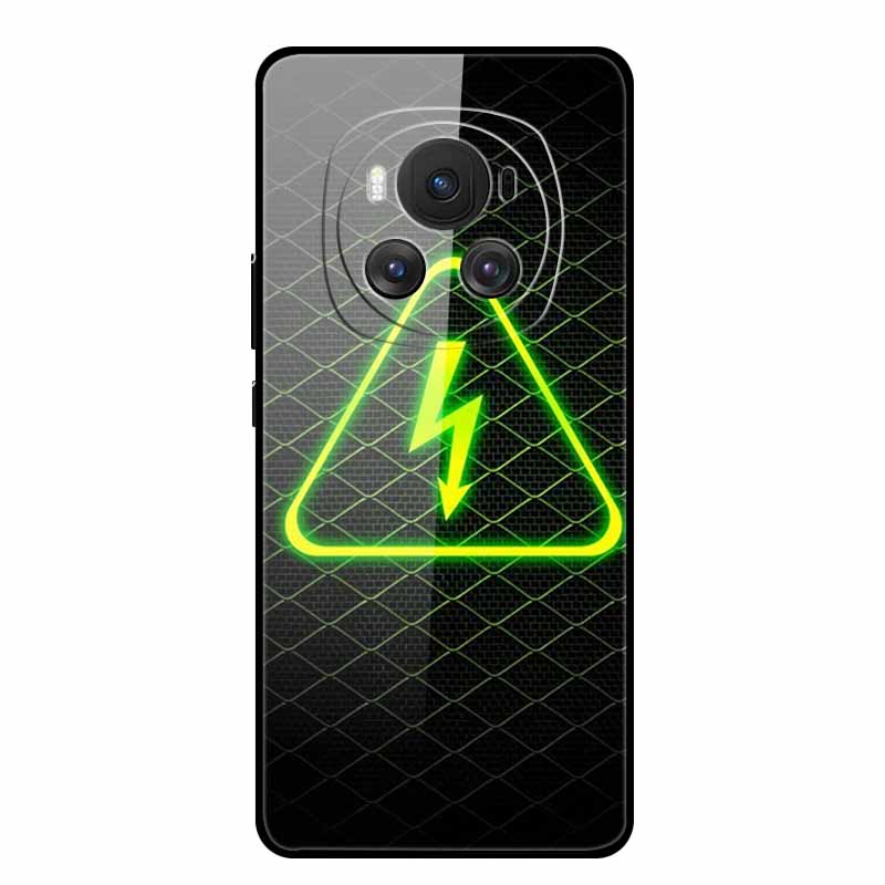 Tempered Glass Case For Honor Magic 6 Pro Case 6.8" Soft Edge Hard Glass Back Cover For Honor Magic6 Pro Phone Case Fundas Shell
