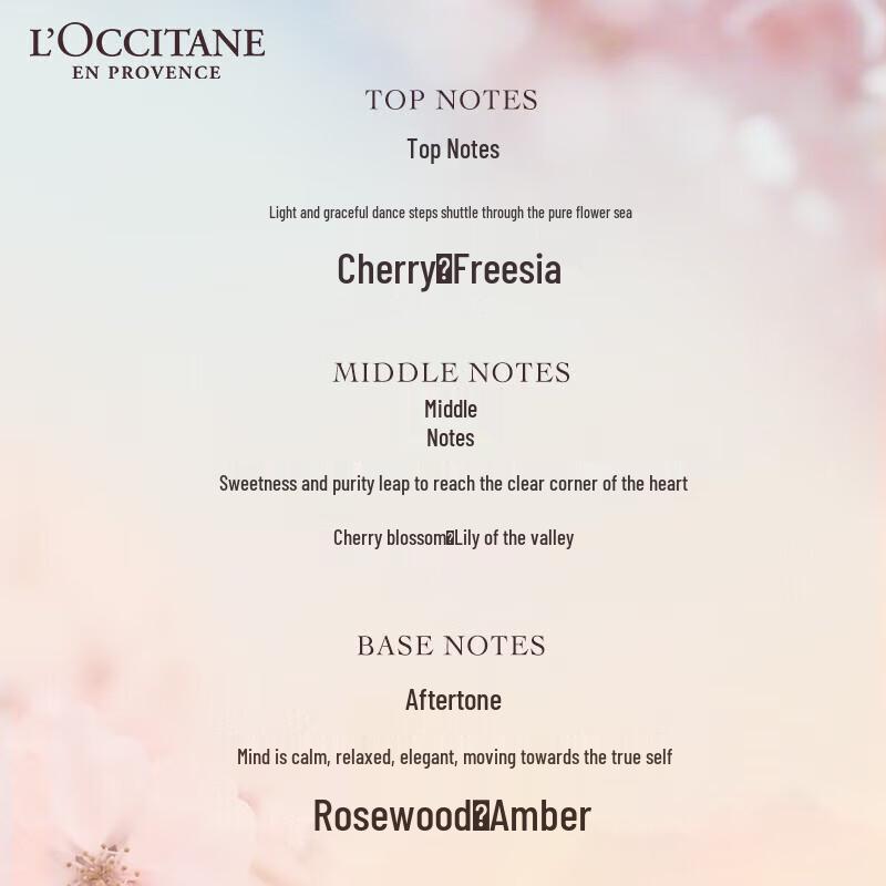 L'Occitane Sweet Cherry Blossom Shower Gel 250ml