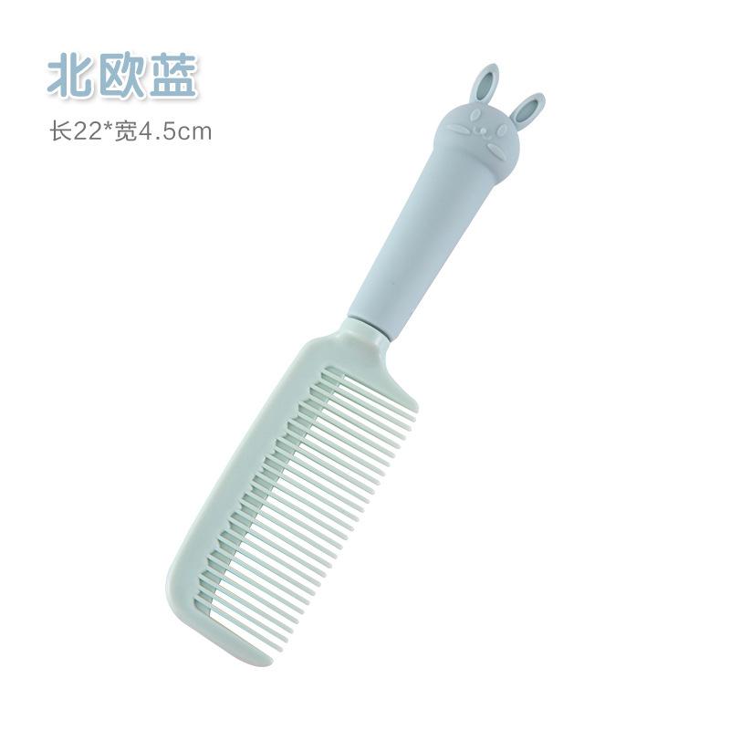 Cartoon Cute Girl Plastic Soft Cute Rabbit Household Anti-Static Student Curling Comb Long Hair Massage Comb Comb
