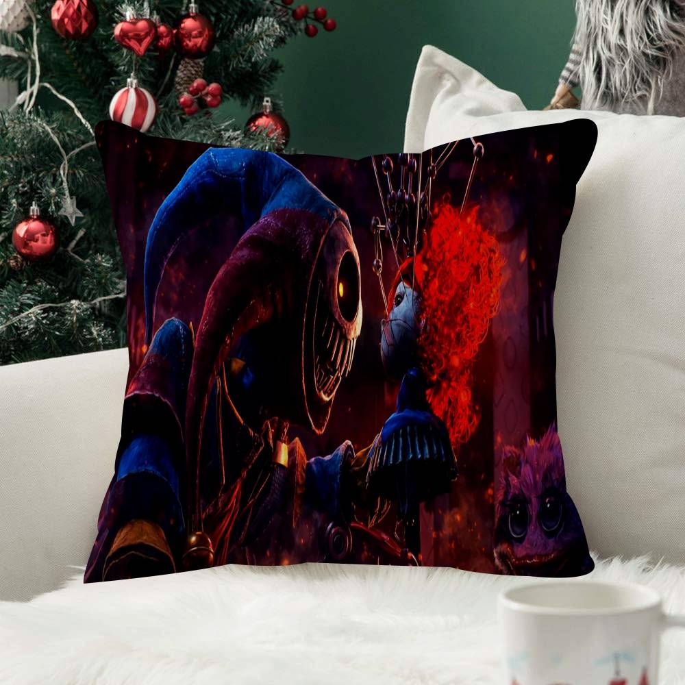 Video Game Funny PPoppy Playtimes Decor Room Aesthetics Pillow Case Home Bedroom Sofa Bed Couch Pillow Cover x Fashion