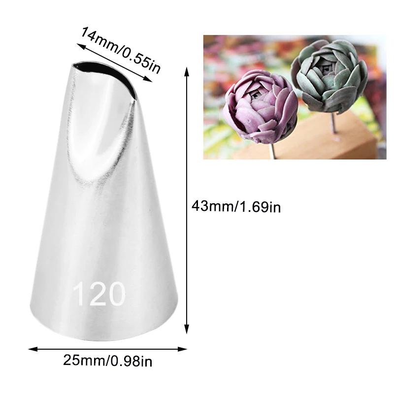 Promotion Multi-size Rose Petals Icing Piping Nozzles Cake Decorating Pastry Tip Sets Fondant Cake Tools