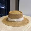 New hat women's summer seaside sun protection straw hat Internet celebrity British holiday style top hat Hollow breathable sun hat tide