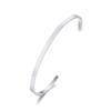 Candid Style Knot Cuff Bangle for Women,Gold Color Stainless Steel Elegant Tie Charm Bracelets, BFF Sisters Party Jewelry