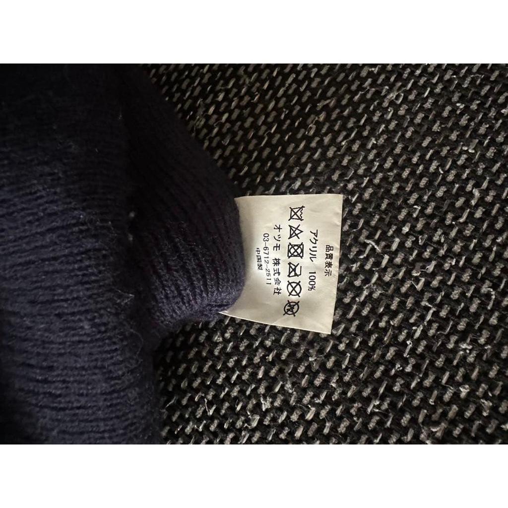 Used HUMAN MADE navy knit hat
