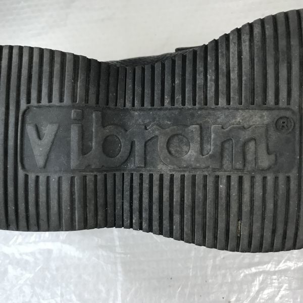 REGAL Pebble Leather Tassel Loafers 24.0 Black Vibram Sole(USED)