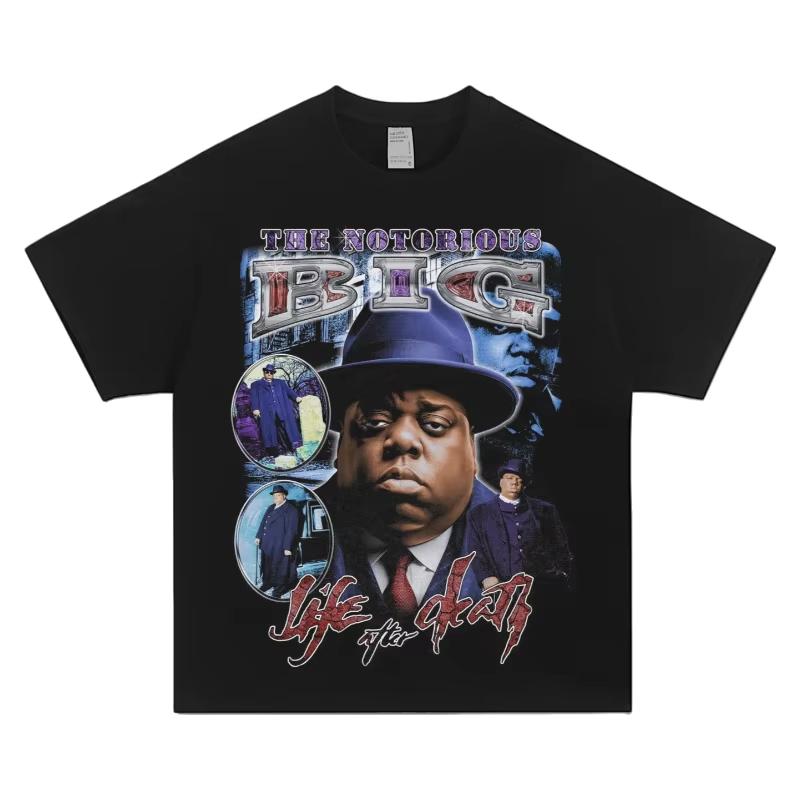 

The Notorious B.I.G Classic Album Art T-Shirt Unisex Punk Oversized Streetwear Breathable Cotton Short Sleeve Casual Round Neck 4XL