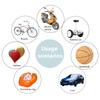Bicycle Floor Pump 130 PSI with Gauge Schrader Presta Valve for Road  Tire Inflator Bike Foot Air Pump Cycling Ball Inflation