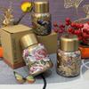 High Value National Style Pocket Stewed Tea Thermos Cup 111 Stainless Steel Light Luxury National Style 1D Three-dimensional Pattern Pocket Cup