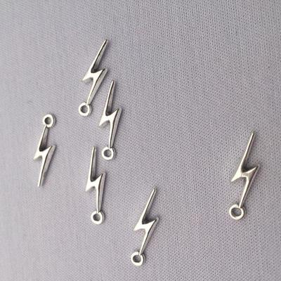 200pc/bag Alloy Jewelry Accessories Lightning DIY Creative Necklace Eardrop Material