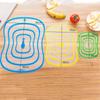 2pecs Practical Vegetable Meat Tools Non-slip Frosted Chopping Board Plastic Chopping Board Kitchen Cutting Board Kitchen Accessories