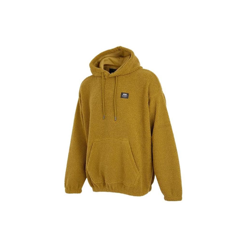 Vans Solid Color Hooded Pullover Sweatshirt Men tops Yellow VN0A54O5ZBN