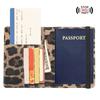 Lightweight Leopard Print Passport Cover Blocking Card Holder Protect Your Information for Women