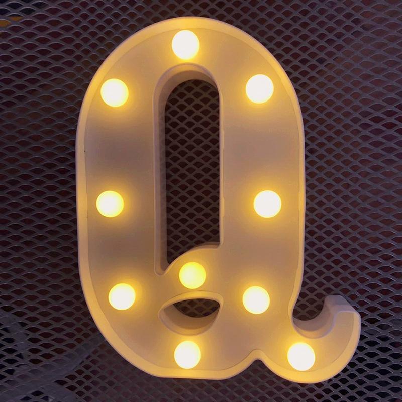 Popular 26-Letter Alphabet, Number & Symbol Lights for Events & Decor