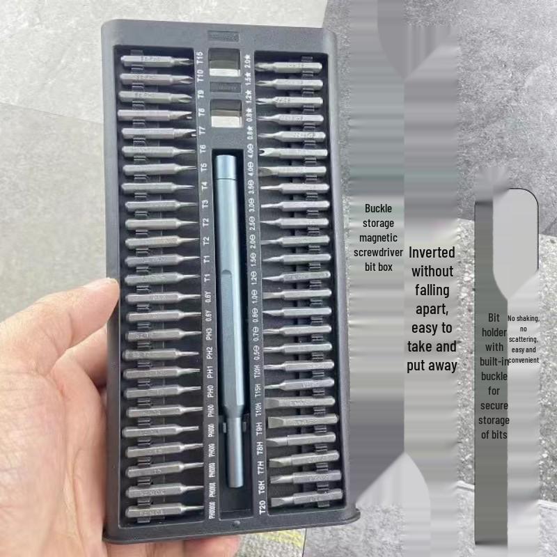 102-Piece Magnetic Screwdriver Set for Phone, Watch, and Computer Repair