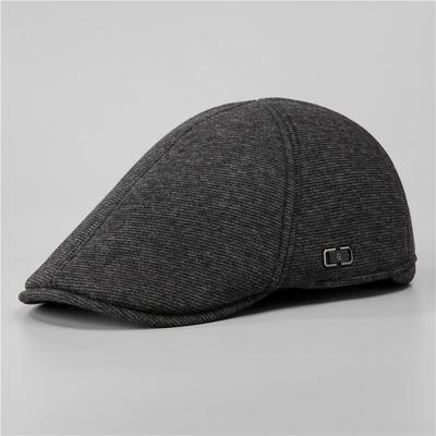 Old Hat Men's Cap Autumn and Winter Grandpa Hat Warm and Velvet Thick Forward Hat