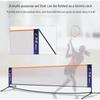 Foldable Height Adjustable Badminton Net Set Equipment Outdoor Portable Garden Beach Sports Tennis Practice Net Frame
