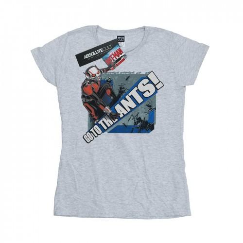 Marvel Womens/Ladies Ant-Man Go To The Ants Cotton T-Shirt