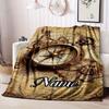 Compass Customize Your Name Blanket Warm Comfortable And Soft Blankets Are Suitable For Home Lunch Break Blanket Office Sofa Sofa Gift To Relatives