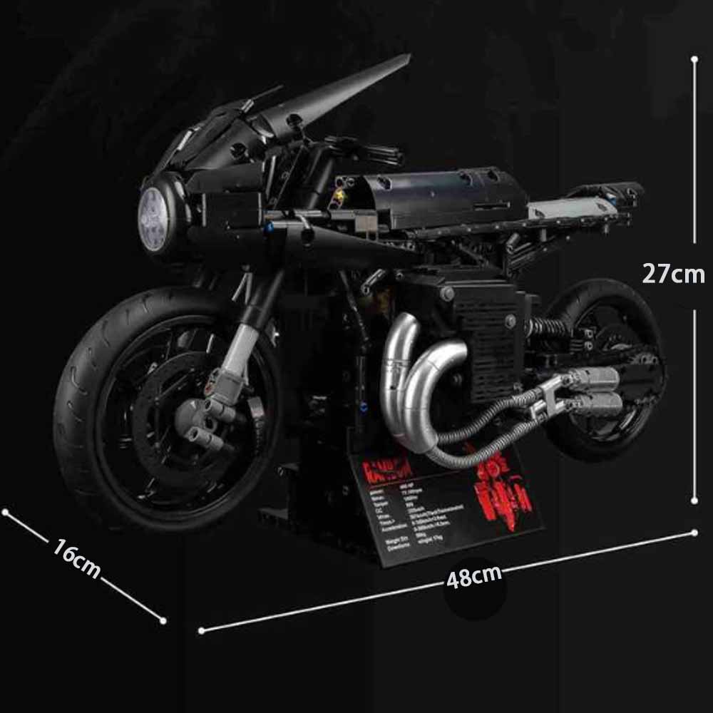 1981 шт. технические черные мотоциклы — фото 3