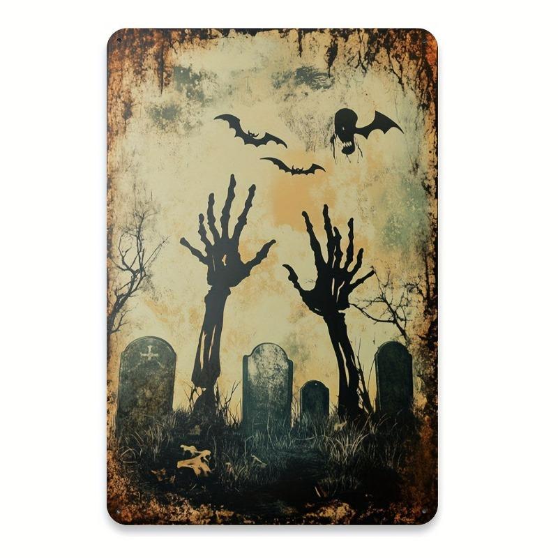 Halloween Metal Tin Sign Wall Decor 20x30cm