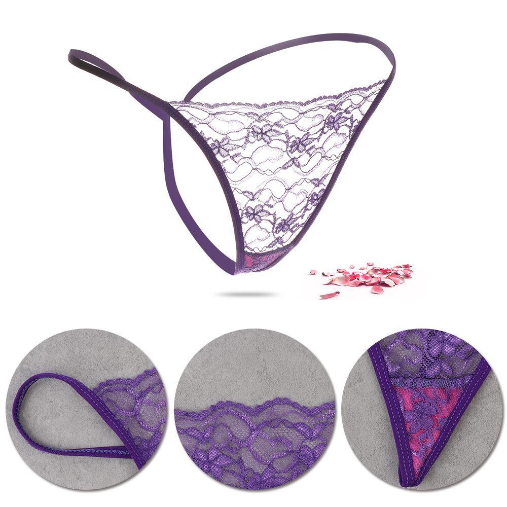 Random Women's Fashion Underpants Seamless Sexy Lingerie G-String Low Waist Briefs Lace Panties