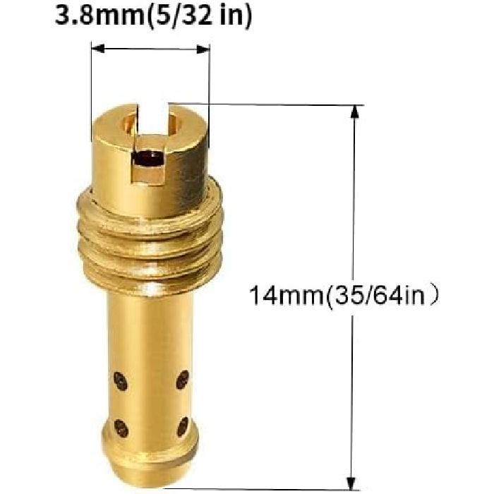 Strongthium 30 Pcs Main Jet and Pilot Slow Jet Kit for Mikuni Carburetors Large Hex VM4/042 & VM22/210 Set