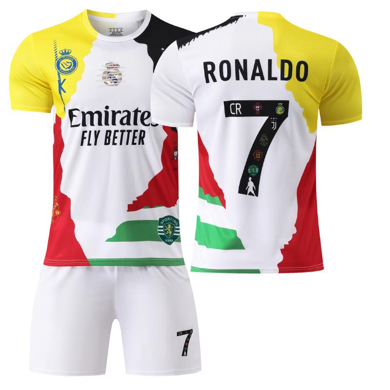 

Ronaldo Commemorative Short Sleeve Jersey Kids Adult Football Shirt 20