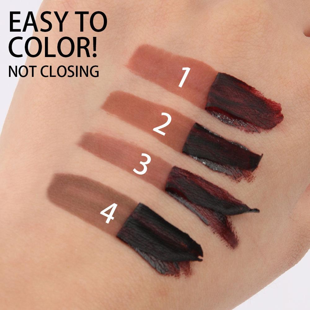 Lippenkonturenstift Peeling Lip Stain Tattoo Langanhaltend Matt Wasserdicht Wischfest Transferfest Lippenkosmetik für den ganzen Tag