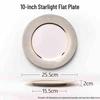 European Style Starlight Ceramic Dinner Plate