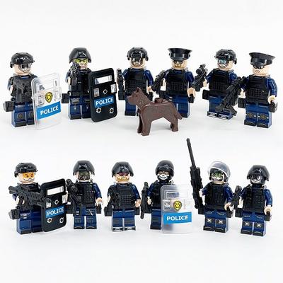 Minifigurky Yogo Block Vojenská série, Policejní komando