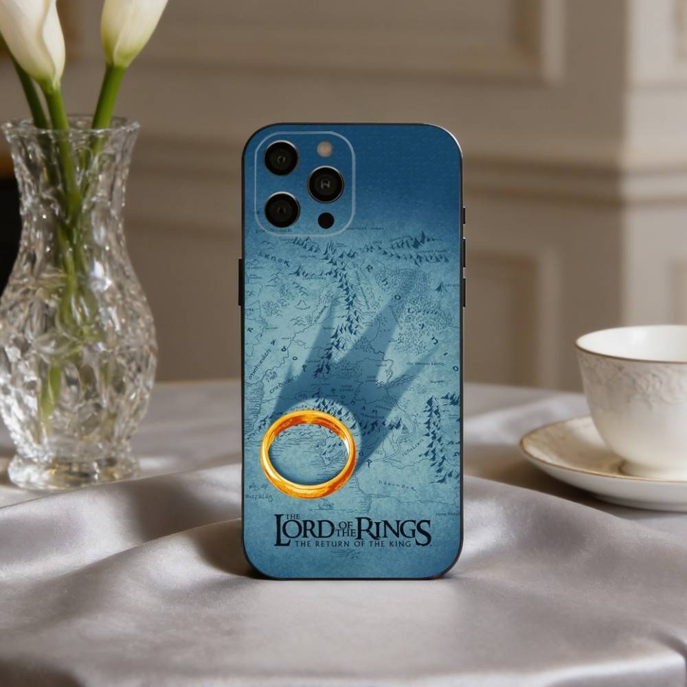 Movie T-The L-Lord-D R-Rings Phone Case For iPhone 17pro,16,15,14,13,12,11 Plus,Pro Max,XS,Soft Silicone Black Cover