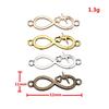 Infinity Connectors Heart Bracelets Charms Lightning Romantic Jewelry Findings