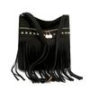 Tassel Shoulder Bag Women's Tote Bag Vintage Large Capacity Crossbody Bag