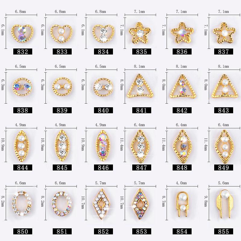 3D-Nagel-Strass-Glitzer-Nagelspitzen-Dekoration