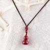 Men's and Women's Fu Lu Cinnabar Gourd Pendant Jewelry