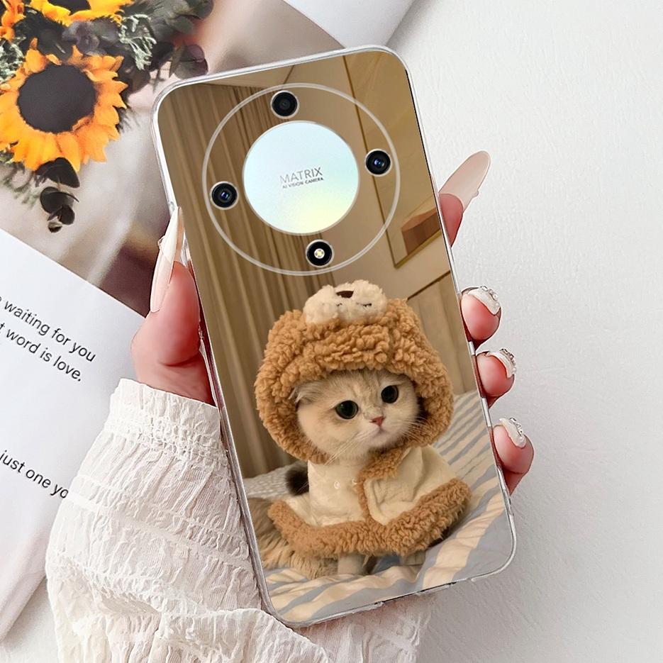 For Honor X9a Case Magic5 Lite Popular Luxury Painted Cover Soft Slim Phone Case For Honor Magic 5 Lite HonorX9a Back Cover Bags