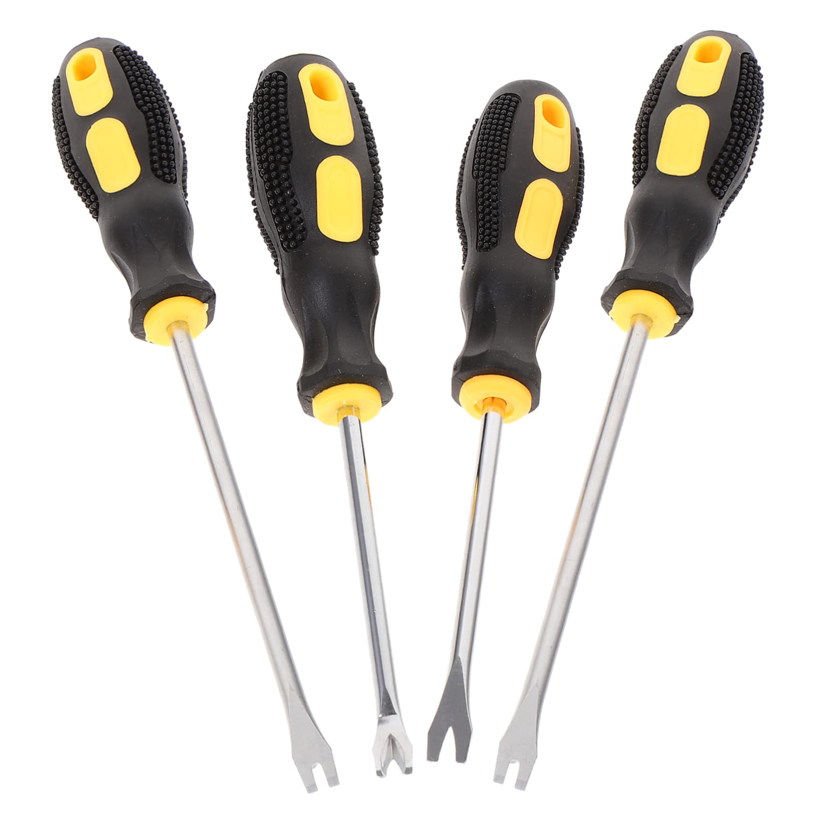 

SAFIGLE Office Staple Removal Tool with Double Prong Manual Nail Removal Pry Bar Staple Puller 4-Piece Head, Tool, Remover,