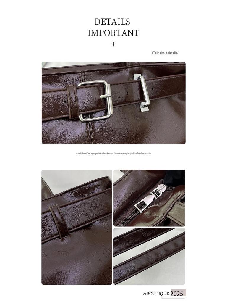 2025 Women's Textured Fashion Handbag: Versatile Casual Commuter Shoulder Bag