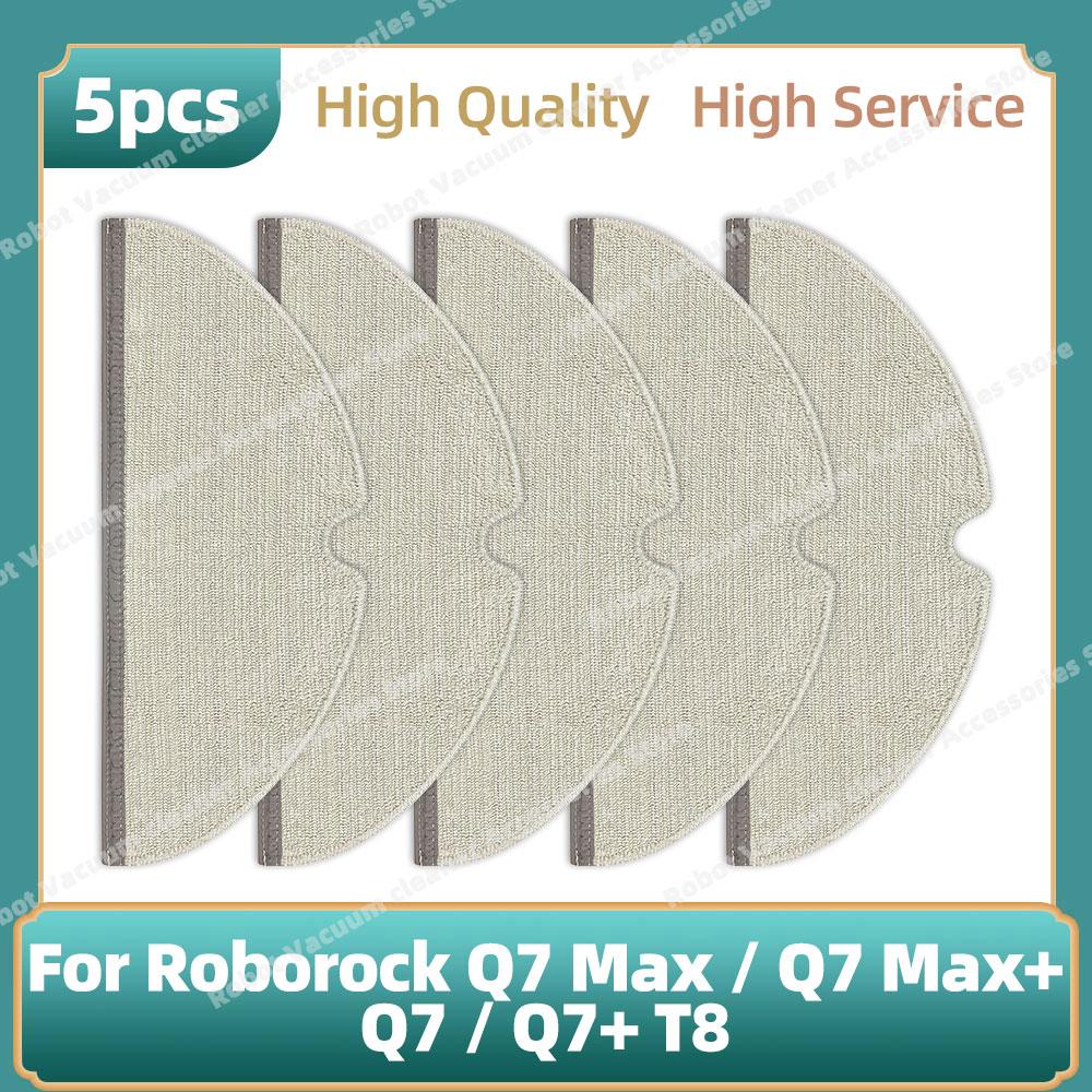Compatible For Roborock Q7 Max / Q7 Max+ / Q7 / Q7+ T8 Parts Main Side Brush  Hepa Filter Mop Cloth Rag Dust Bag