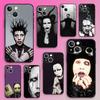 Singer Marilyn Manson Phone Case For iPhone 16,15,14,13,12,11,Plus,Pro Max,XS,X,E,SE,Mini Soft Silicone Black Cover