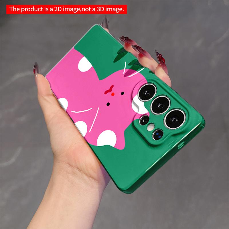 2DFlat Samsung phone case Pink Polka Dot Cat Phone Case Applicable to Galaxy S22 S23 S24 S25ULTRA S26 A12 A13 A14 A15 A16  A34 A35 A54 A55