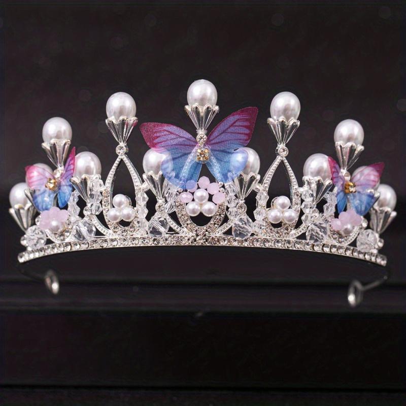 Silver Color Crystal Tiaras and Crowns Headband for Women Party Rhinestone Bridal Wedding Hair Accessories Jewelry Crown Tiara