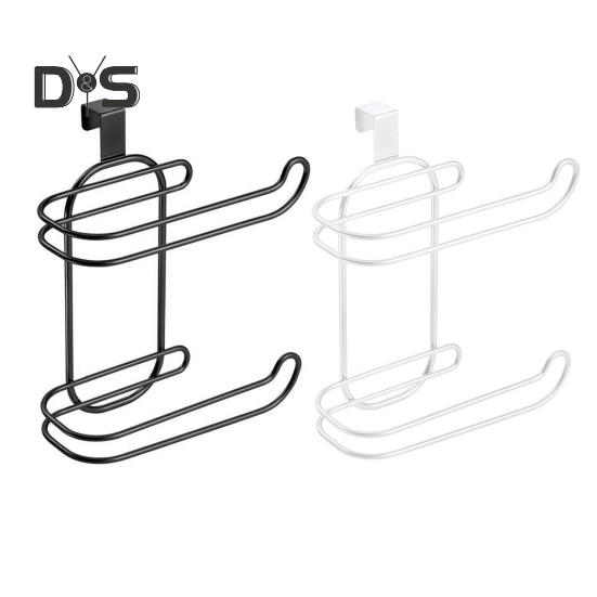 Toalettpapirholder Papirstativ Dobbeltlagsdesign Sterk lastbærende Rustbestandig Papirrulldispenser Baderom Kjøkkenorganisator