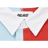 Palace Spliced Lapel Floral Color-Block Long Sleeve Shirt Unisex Tops P20ES024
