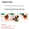 Home Garden-Repotting, Gardening Tools 3-pieces Set